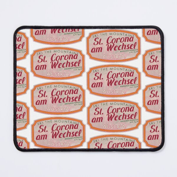 Item preview, St. Corona am Wechsel, Austria, Niederösterreich, Ski, textured skiing badge designed and sold by Wanderful-roads.