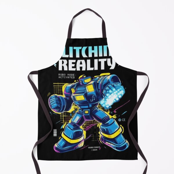 Item preview, Glitching Reality Retro Robo Mech - Cyberpunk Gaming Graphic designed and sold by GenZFashion000.