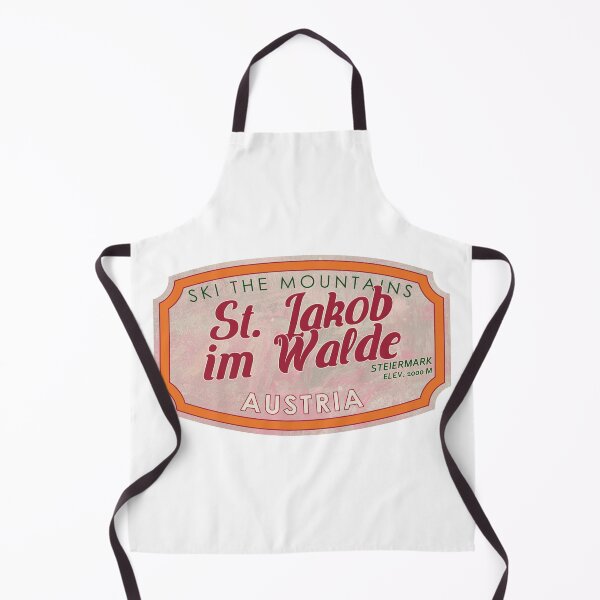 Item preview, St. Jakob im Walde, Austria, Steiermark, Ski, textured skiing badge designed and sold by Wanderful-roads.