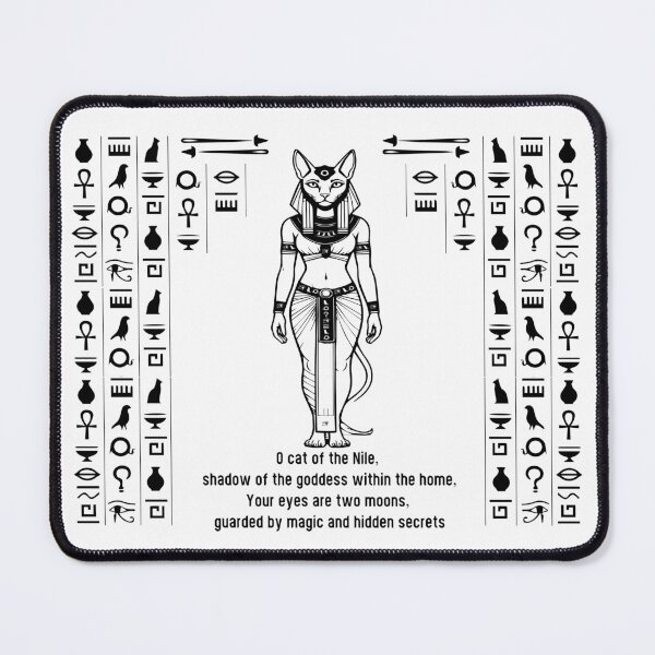 Item preview, The Protector Goddess: Sacred Cat of the Nile Illustration | Ancient Egypt Art designed and sold by GulfSignature.