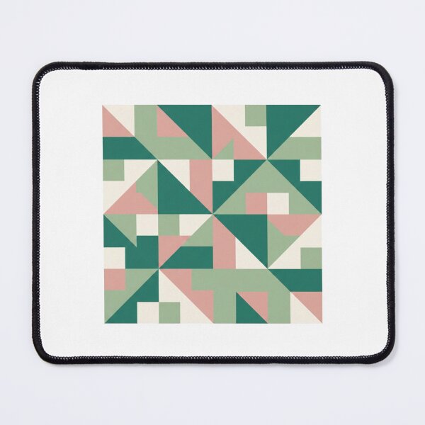 Item preview, emerald green blush pink quilt designed and sold by PopPizzazz.