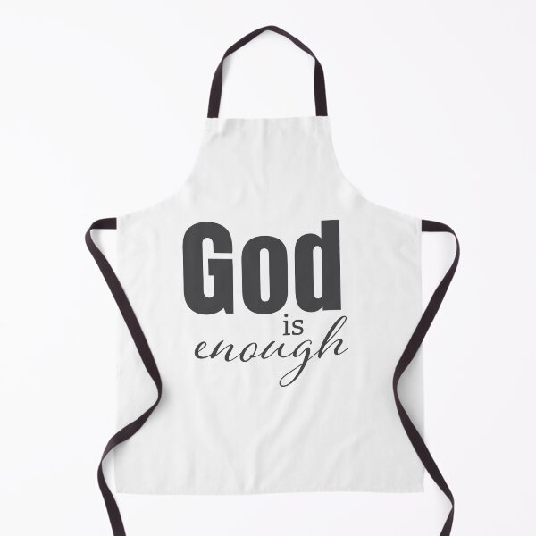 Item preview, God Is Enough – Christian Faith Typography T-Shirt Design designed and sold by CrossCrafted.