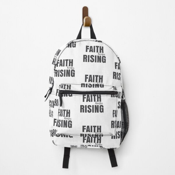 Item preview, Faith Keeps Rising – Christian Faith Typography T-Shirt Design designed and sold by CrossCrafted.