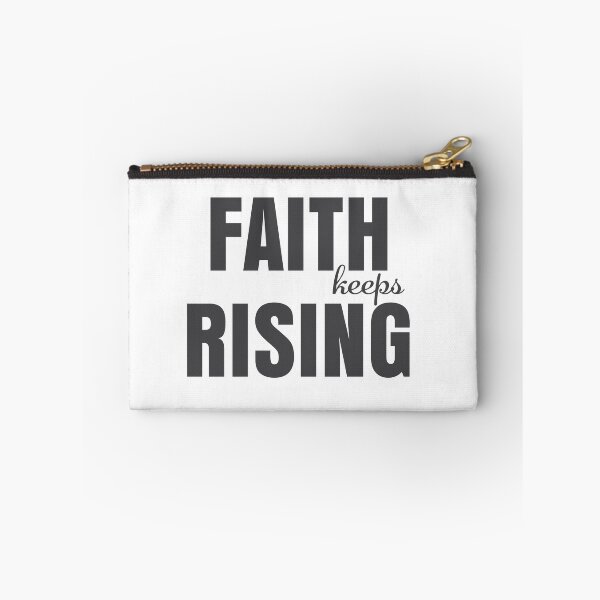 Item preview, Faith Keeps Rising – Christian Faith Typography T-Shirt Design designed and sold by CrossCrafted.