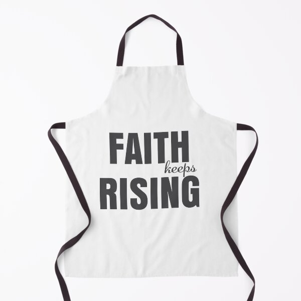 Item preview, Faith Keeps Rising – Christian Faith Typography T-Shirt Design designed and sold by CrossCrafted.