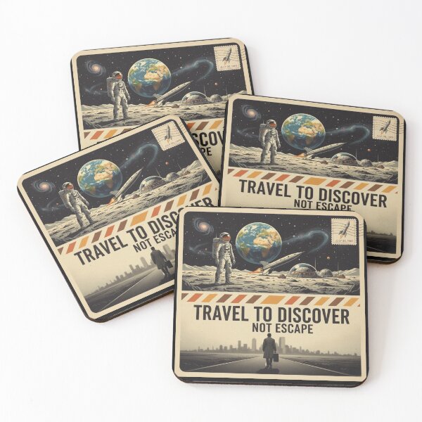 Item preview, Vintage Retro Space Exploration Motivational Poster Discover Universe designed and sold by Dariusz.K.