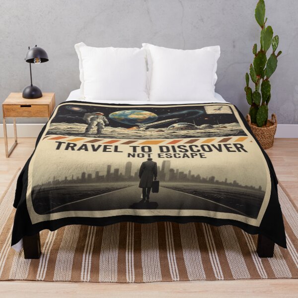 Item preview, Vintage Retro Space Exploration Motivational Poster Discover Universe designed and sold by Dariusz.K.