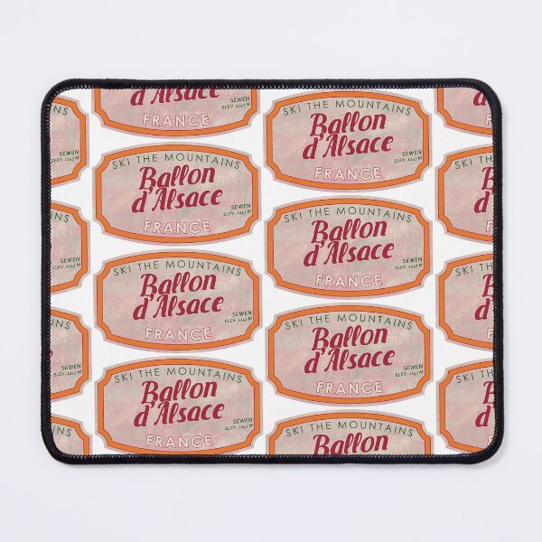 Item preview, Ballon d'Alsace, France, Sewen, Ski, textured skiing badge designed and sold by Wanderful-roads.