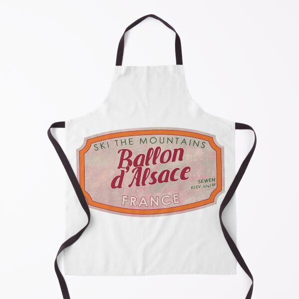 Item preview, Ballon d'Alsace, France, Sewen, Ski, textured skiing badge designed and sold by Wanderful-roads.