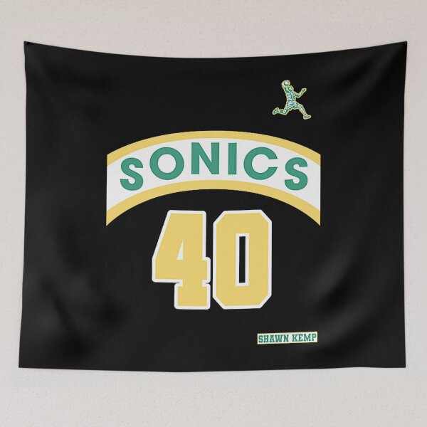 Item preview,  Shawn Kemp Retro Supersonics Jersey 90S Style designed and sold by 2000Kamayani.
