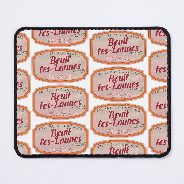 Item preview, Beuil-les-Launes, France, Alpes du Sud, Ski, textured skiing badge designed and sold by Wanderful-roads.