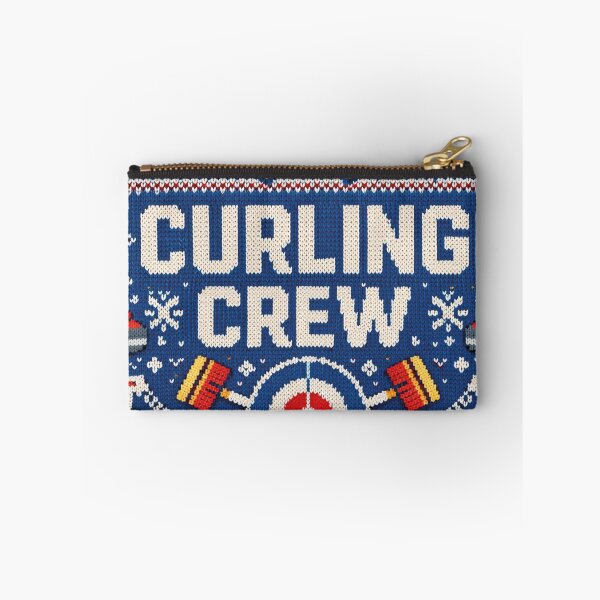 Item preview, Curling Crew Winter Sports Team Knitting Pattern Design designed and sold by Mauswohn.