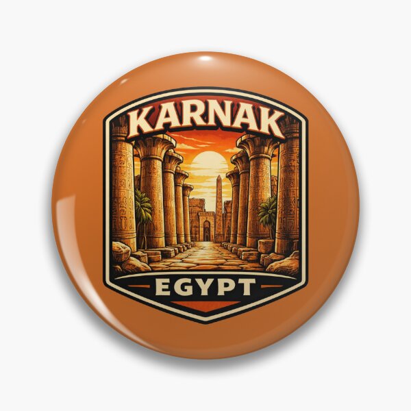 Item preview, Karnak Temple Egypt  - Ancient Columns of Thebes designed and sold by Myra365Art.