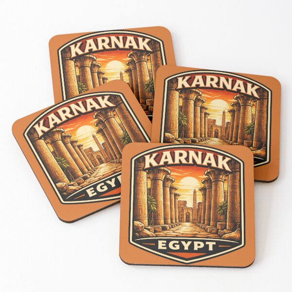 Item preview, Karnak Temple Egypt  - Ancient Columns of Thebes designed and sold by Myra365Art.