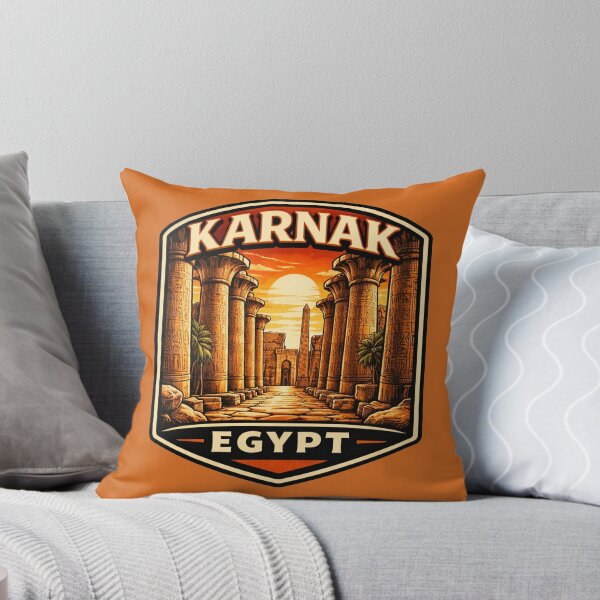 Item preview, Karnak Temple Egypt  - Ancient Columns of Thebes designed and sold by Myra365Art.