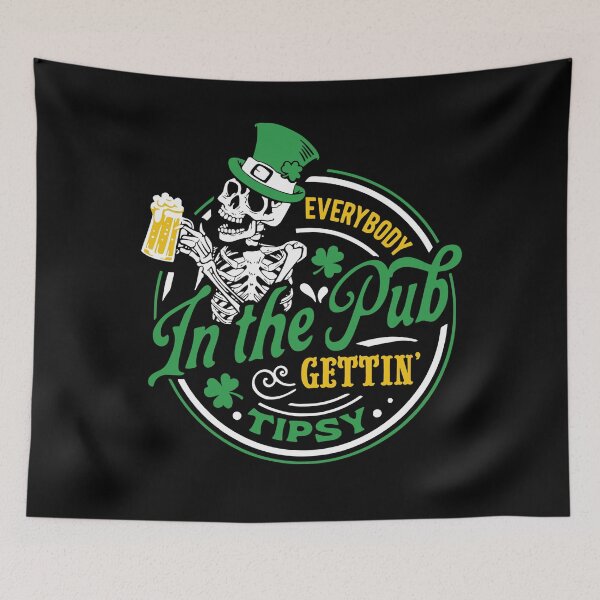 Item preview, Everybody In The Pub Gettin' Tipsy   designed and sold by EdificaturasArt.