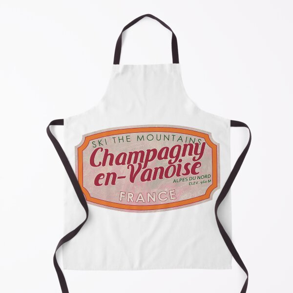 Item preview, Champagny-en-Vanoise, France, Alpes du Nord, Ski, textured skiing badge designed and sold by Wanderful-roads.