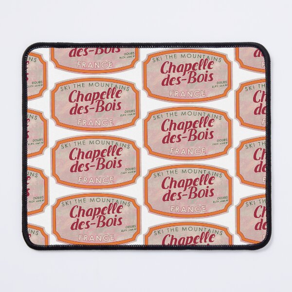Item preview, Chapelle-des-Bois, France, Doubs, Ski, textured skiing badge designed and sold by Wanderful-roads.