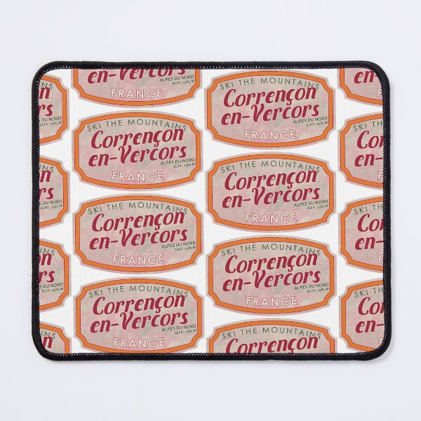 Item preview, Corrençon-en-Vercors, France, Alpes du Nord, Ski, textured skiing badge designed and sold by Wanderful-roads.