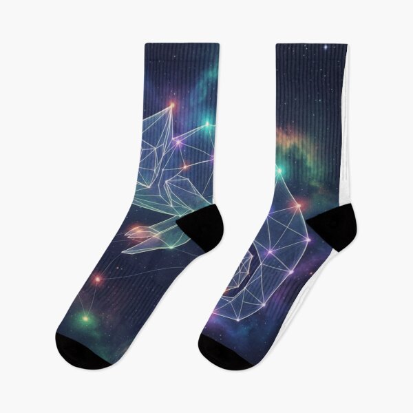 Item preview, Cosmic Chameleon Constellation Geometric Galaxy Art Illustration designed and sold by Dariusz.K.