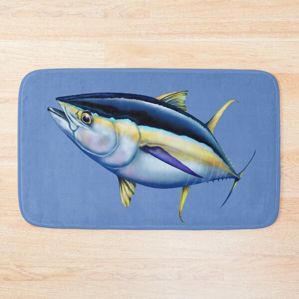 Item preview, Yellowfin Tuna Illustration – Offshore Sportfishing Fish Art designed and sold by Color4Nature.
