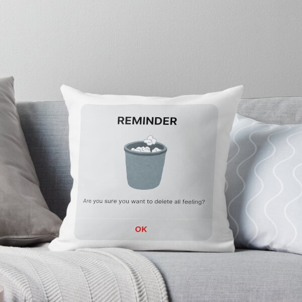 Item preview, Delete All Feeling | Minimalist Digital Reminder Pop-up designed and sold by AVO-SOURCE.