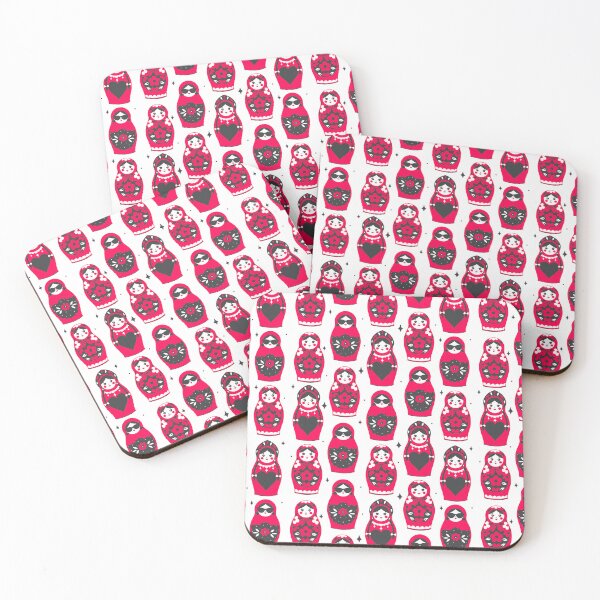 Item preview, nesting dolls with various decorations designed and sold by burbura.