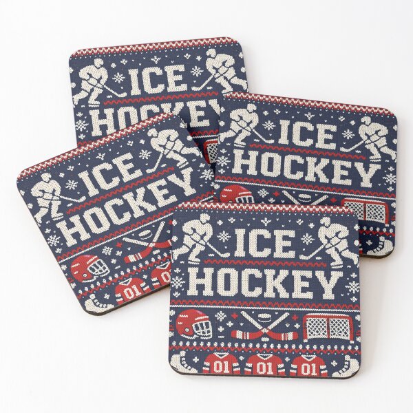 Item preview, Ice Hockey Winter Sports Team Knitting Pattern Design designed and sold by Mauswohn.