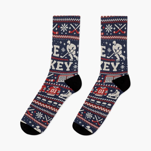 Item preview, Ice Hockey Winter Sports Team Knitting Pattern Design designed and sold by Mauswohn.