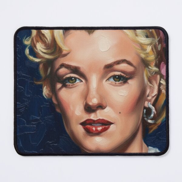 Item preview, Starlet Gaze: Marilyn Monroe Iconic Navy Portrait designed and sold by Art's Diner.