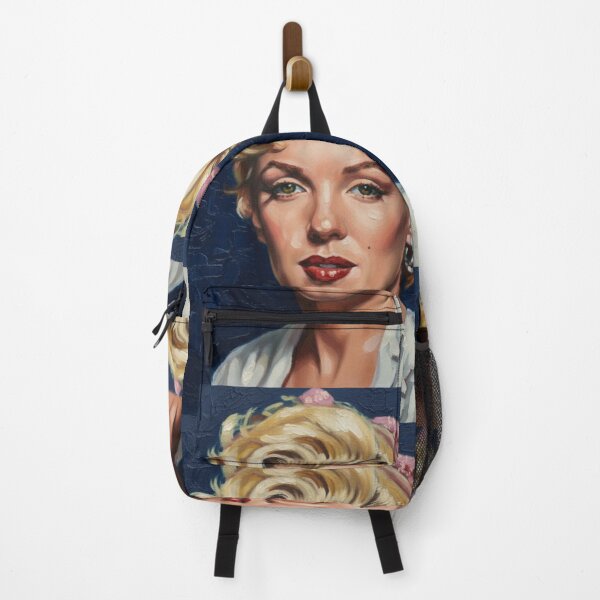 Item preview, Starlet Gaze: Marilyn Monroe Iconic Navy Portrait designed and sold by Art's Diner.