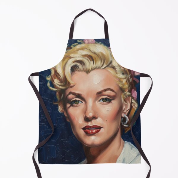 Item preview, Starlet Gaze: Marilyn Monroe Iconic Navy Portrait designed and sold by Art's Diner.