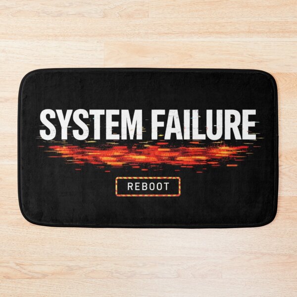 Item preview, System Failure – Glitch Tech Streetwear Graphic Design designed and sold by Ataqhin.