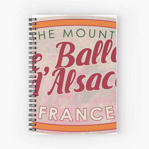 Item preview, Le Ballon d’Alsace, France, Vosges, Ski, textured skiing badge designed and sold by Wanderful-roads.