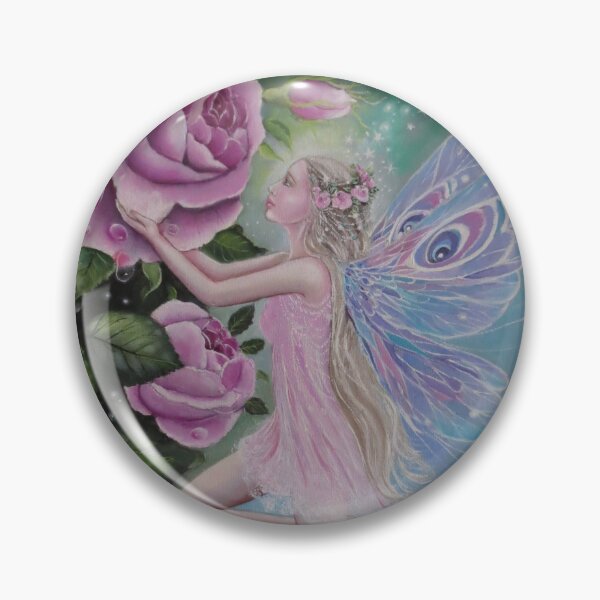 Item preview, Pink rose  fairy faerie fantasy  designed and sold by Gabriella  Szabo.