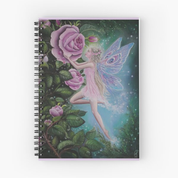 Item preview, Pink rose  fairy faerie fantasy  designed and sold by Gabriella  Szabo.