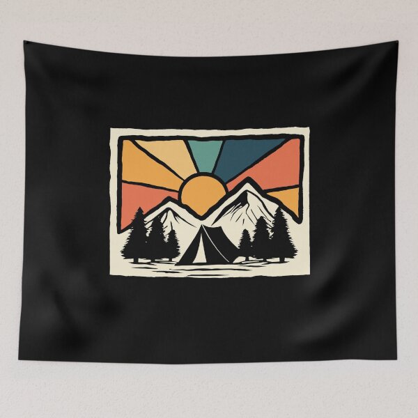 Item preview, Mountain Camping Hiking Forest Scouts Campers Adventure designed and sold by farhanhafeez.