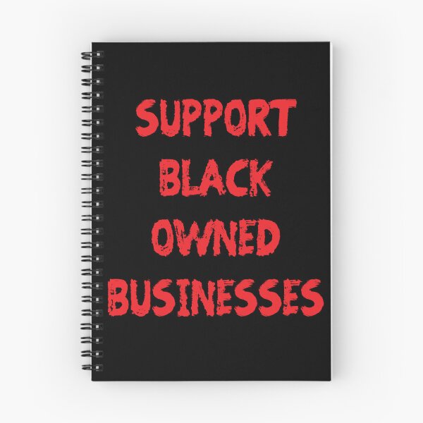 Item preview, SUPPORT BLACK OWNED BUSINESSES (Red Paint) designed and sold by RoyalLuxuryApp.
