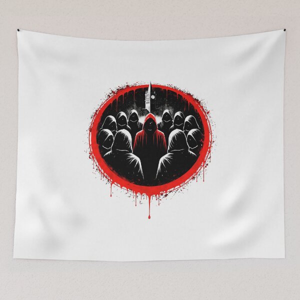 Item preview, BOTC - A Blood splattered clocktower - The Accusation Circle designed and sold by creative-cub.