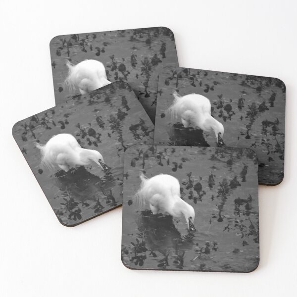 Item preview, Snowy Egret in Shallow Water designed and sold by MercerImages.