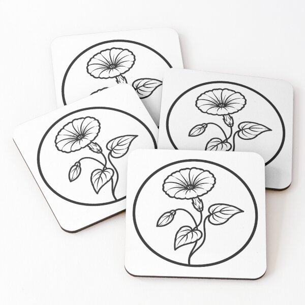 Item preview, Minimalist Morning Glory Line Art designed and sold by FloraLineStudio.