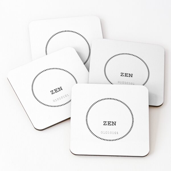 Item preview, Zero One Zen Coder Mindfulness Design designed and sold by Mikidesign1988.