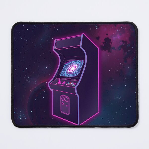 Item preview, Cosmic Arcade Portal - Retro Vaporwave Gaming Art Print designed and sold by ThePixelArchive.