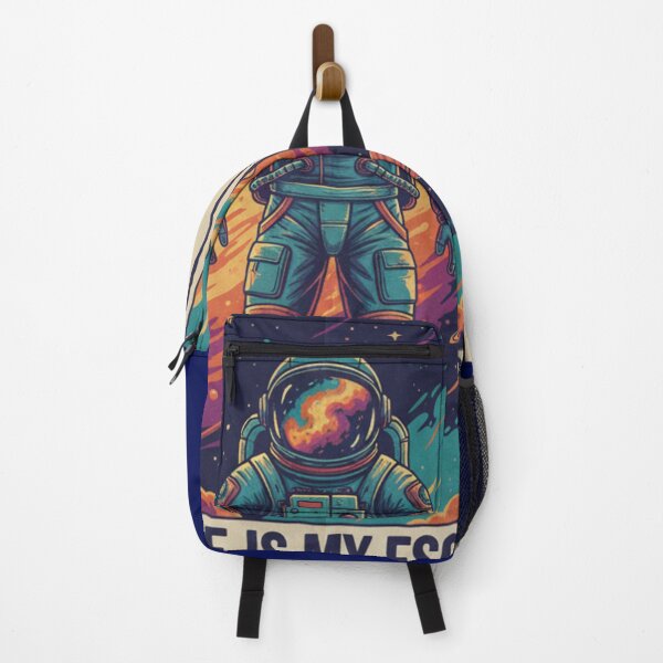 Item preview, Retro Astronaut Space Escape Futuristic Vintage Poster designed and sold by Dariusz.K.