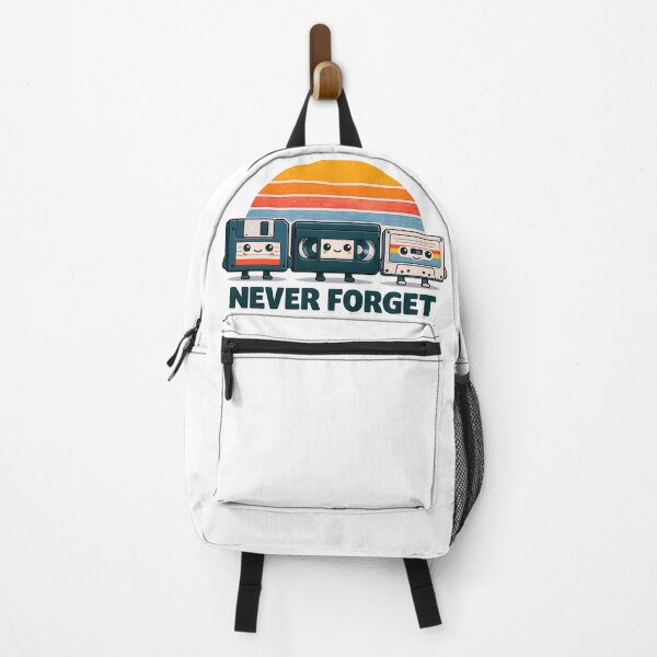 Item preview, Never Forget – Retro Nostalgia Floppy Disk VHS Cassette 80s 90s Vintage Tech Design designed and sold by Teetreasure2.