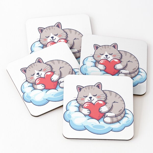 Item preview, Dreamy Love Cat designed and sold by Localhosttees.