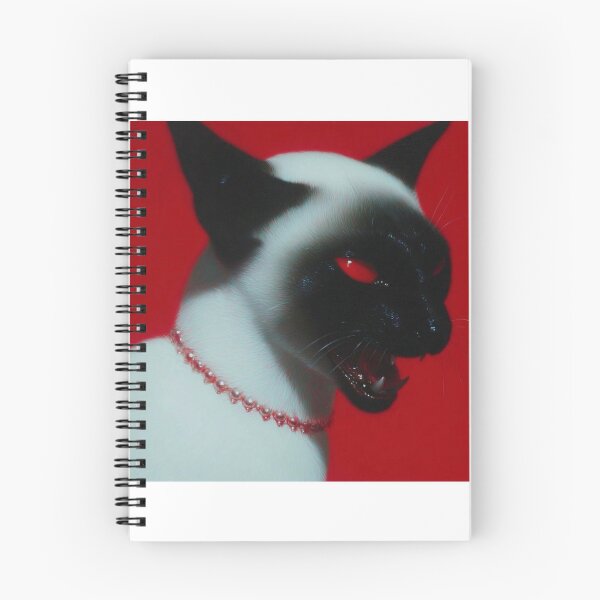 Item preview, Red Eyed Cat Snarl Portrait designed and sold by Adronia.