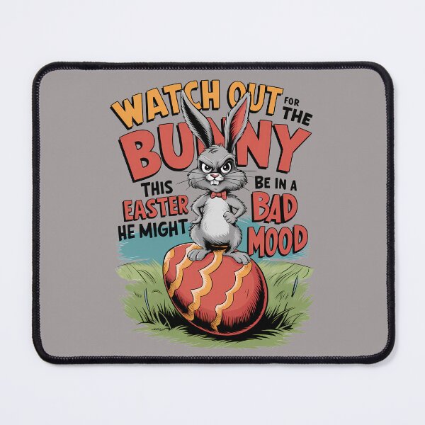 Item preview, Easter Bad Mood Design - Evil Easter Bunny designed and sold by Art-Arcade6.