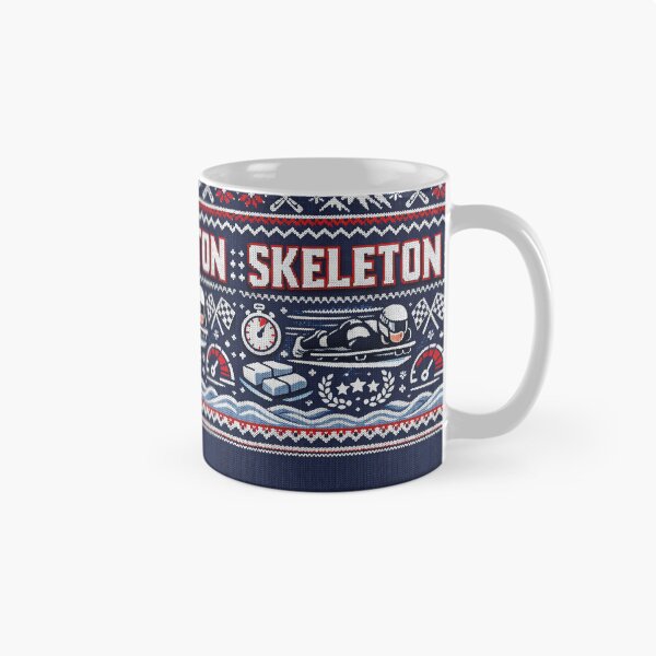 Item preview, Skeleton Winter Sports Ice Channel Speed Knitting Pattern Design designed and sold by Mauswohn.