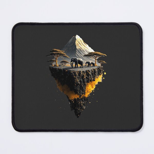 Item preview, Elemental Gold: The Majestic Five -elephant– Carbon Edition designed and sold by Shift-Bloom.